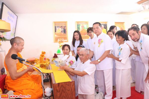 วัดภาวนาปาล์มบีชจัดพิธีบูชาข้าวพระเดือนกรกฎาคม