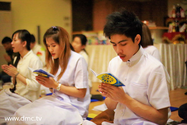 วัดพระธรรมกายไอจิ จัดสวดมนต์ข้ามปี