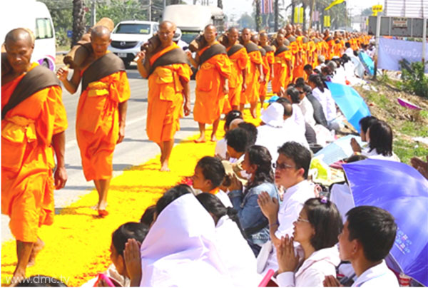 เกาะติดสถานการณ์ธุดงค์ธรรมชัยเส้นทางพระผู้ปราบมาร วันที่ 4 มกราคม พ.ศ. 2557