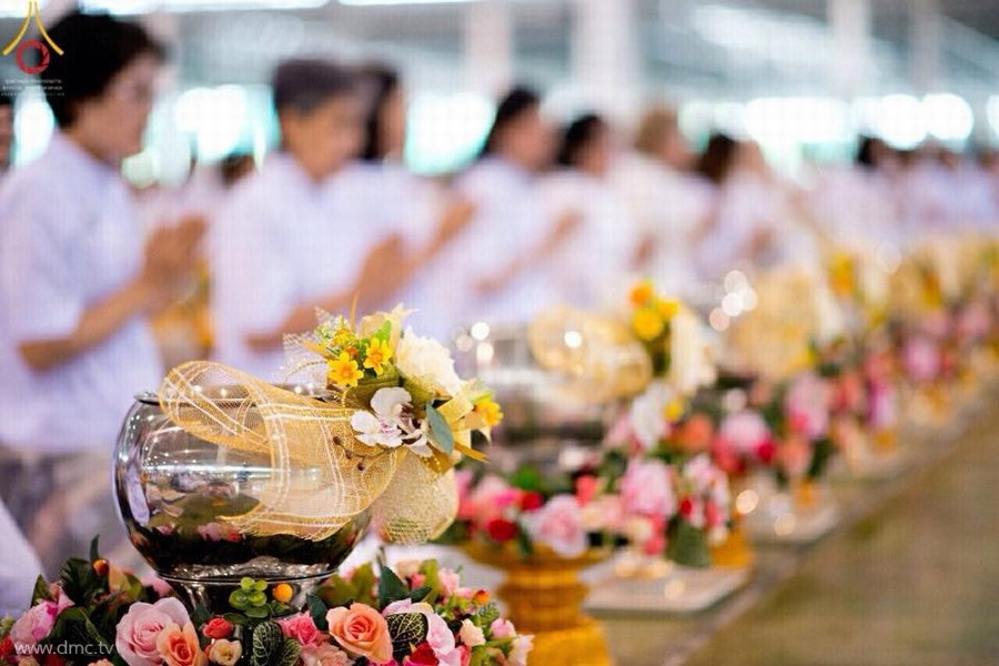 พิธีถวายโคมมาฆประทีป วันเสาร์ที่ 13 กุมภาพันธ์ พ.ศ. 2559