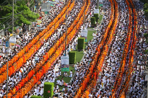 ประมวลภาพตักบาตรสมุทรปราการ พระ 11,111 รูป 21 กันยายน พ.ศ. 2557