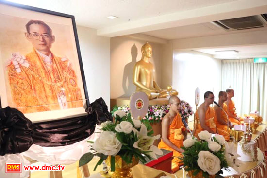 วัดพระธรรมกายโอซาก้า จัดพิธีบำเพ็ญกุศลปัณรสมวาร