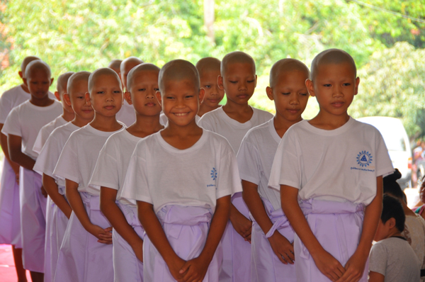 ภาพบรรยากาศการอบรมสามเณร ณ วัดศรีธรรมาราม บางละมุง จ.ชลบุรี