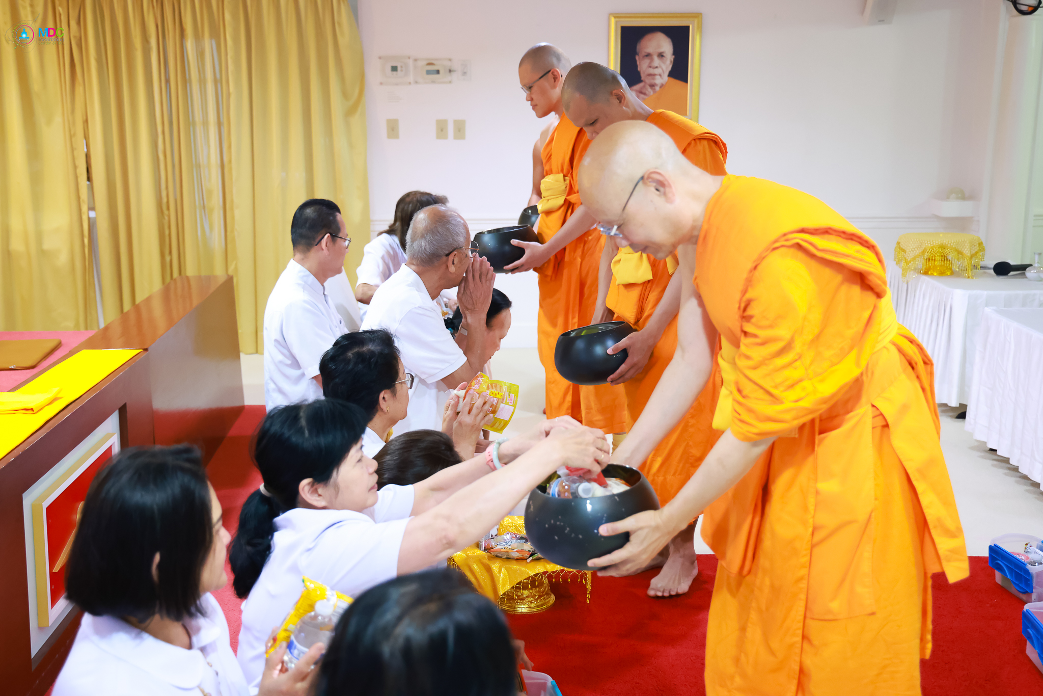 วัดพระธรรมกายดีซี จัดงานบุญวันอาทิตย์