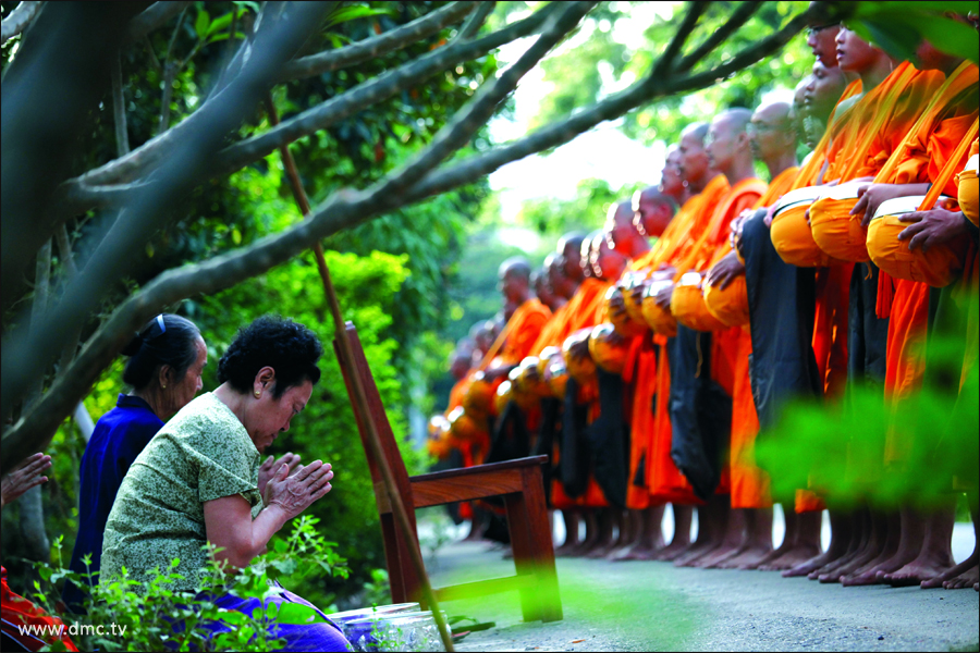 กิจกรรมระหว่างอบรมในโครงการอุปสมบทหมู่