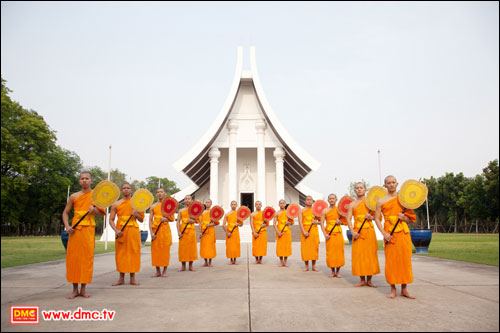 กำหนดการ พิธีอุปสมบทอุทิศชีวิต ปี 2555