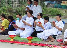 การเตรียมตัวต้อนรับพระธุดงค์ธรรมชัย (สำหรับสาธุชน)