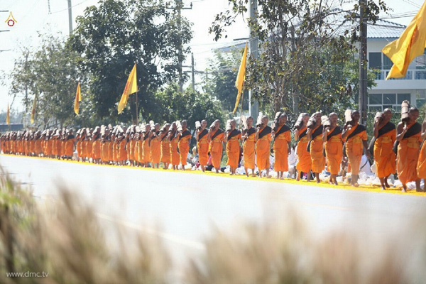 Schedule of the Dhammachai Dhutanga (2nd – 31st January 2015)