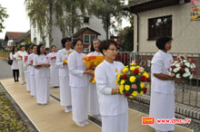 วัดพระภาวนาเบอร์ลิน ประเทศเยอรมนี  ได้จัดงานบุญ