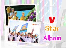 ประมวลภาพวันรวมพลังเด็กดี V-Star