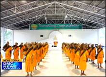 พระธรรมทายาท จังหวัดจันทบุรี เดินธุดงค์พัฒนาวัดร้าง