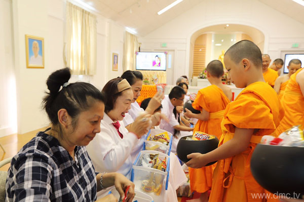 วัดพระธรรมกายบอสตัน จัดงานบุญวันอาทิตย์