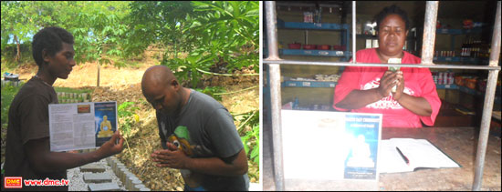Solomon Islanders cast Luang Pu in gold