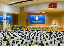 วัดพระธรรมกายจัดพิธีบำเพ็ญกุศลสตมวาร 100 วัน