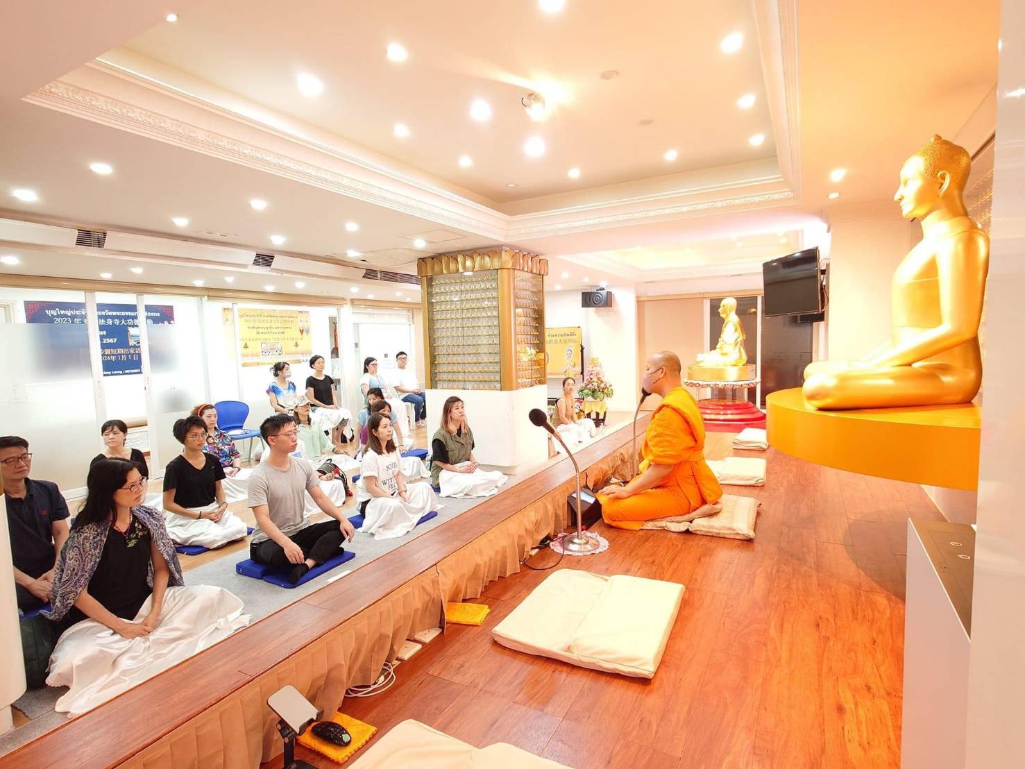 วัดพระธรรมกายฮ่องกง เปิดคอร์สสอนสมาธิแก่ชาวฮ่องกง