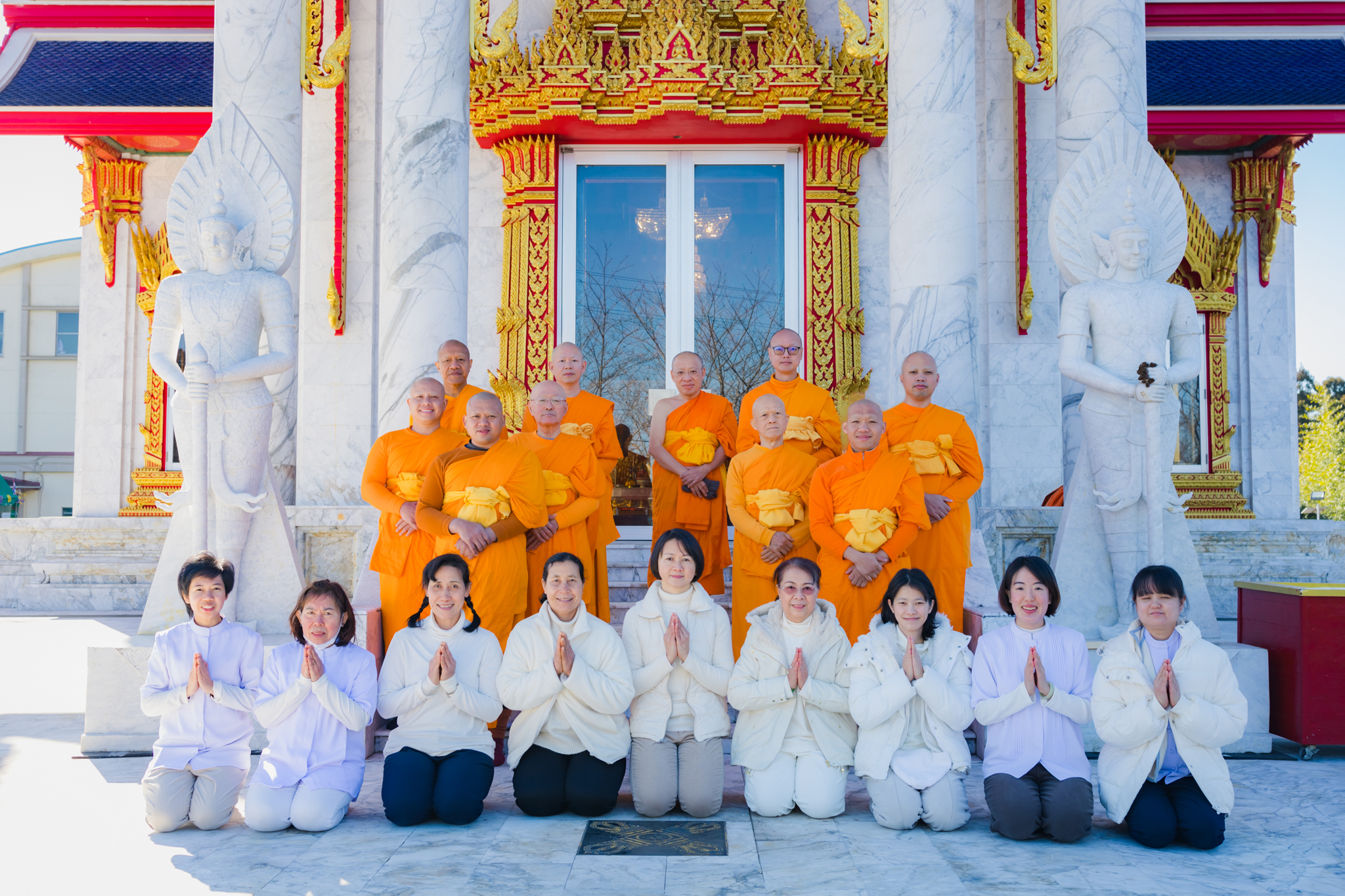 วัดพระธรรมกายโทชิหงิและวัดป่าธรรมกายนานาชาติโทชิหงิ เข้ากราบพระราชรัชวิเทศ