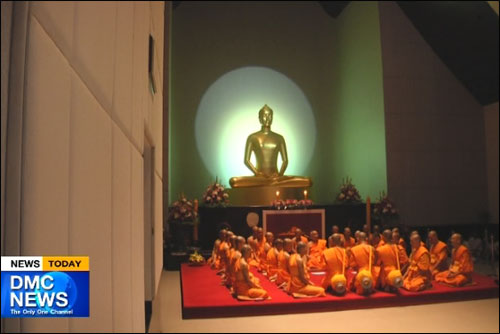พิธีบรรพชาอุปสมบทหมู่ธรรมทายาทอุดมศึกษา และยุวชนรอบวัด