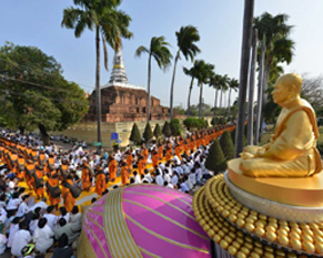 เกาะติดสถานการณ์ธุดงค์ธรรมชัยเส้นทางพระผู้ปราบมารวันที่ 20 มกราคม 2557