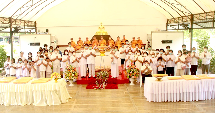 ศูนย์ปฏิบัติธรรมนานาชาติเบตง จัดพิธีทอดผ้าป่าสำเร็จ