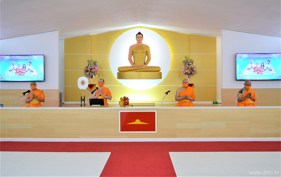 วัดพระธรรมกายจอร์เจีย จัดพิธีถวายกองบุญบำรุงวัด