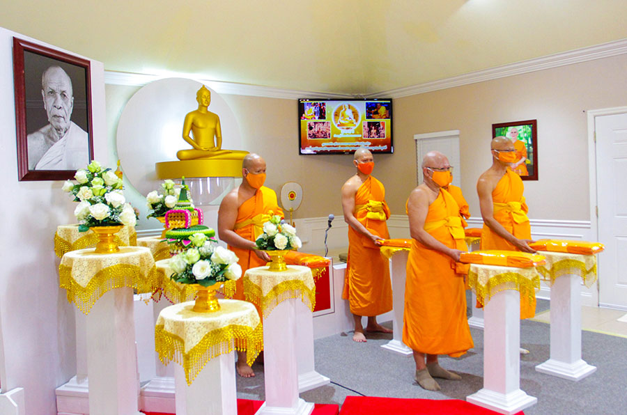 วัดพระธรรมกายเทนเนสซี จัดพิธีบูชาครูผู้ค้นพบวิชชาธรรมกาย