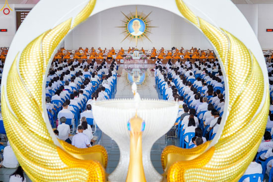วัดพระธรรมกาย จัดพิธีปุพพเปตพลี