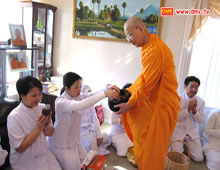 วัดพระธรรมกายจอร์เจียร์จัดปฏิบัติธรรมบ้านกัลยาณมิตร