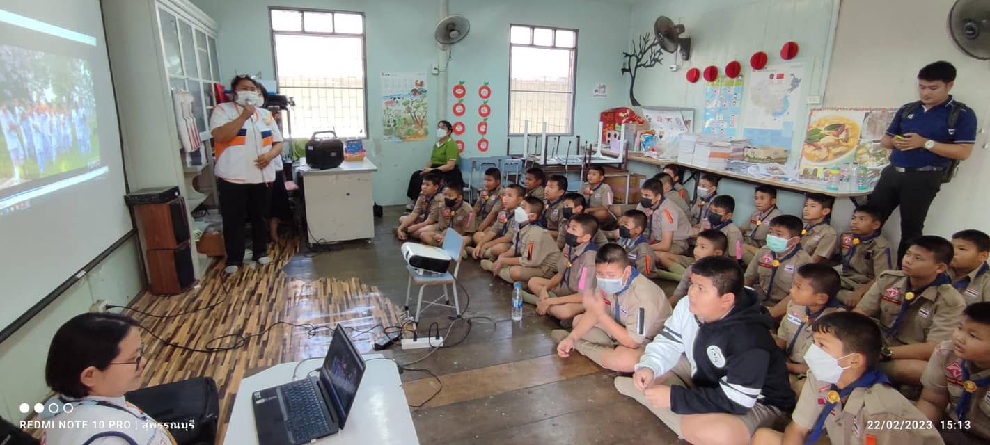 บรรยากาศชวนบวชสามเณร ณ โรงเรียนคี่ตี้ และโรงเรียนวัดลานคา จ.สุพรรณบุรี