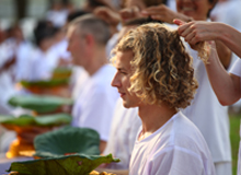 ประมวลภาพพิธีตัดปอยผม และปลงผมธรรมทายาทนานาชาติ รุ่นพิเศษ