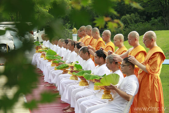 พิธีบรรพชาอุปสมบท พระธรรมทายาทชาวญี่ปุ่นเป็นครั้งแรก