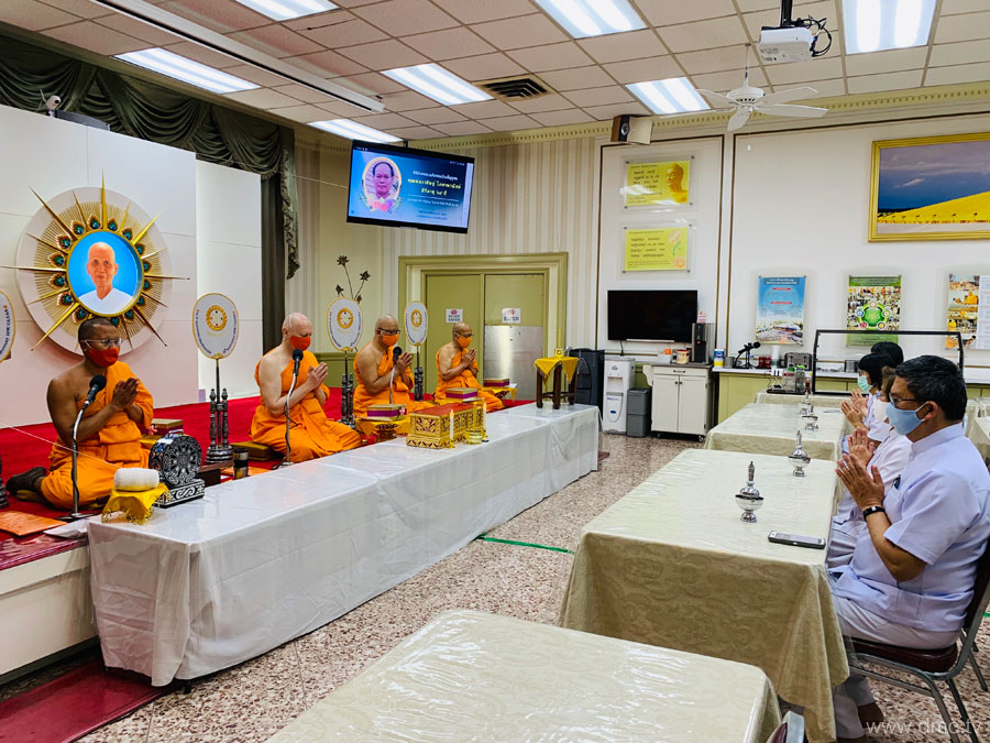 วัดพระธรรมกายแคลิฟอร์เนีย จัดพิธีสวดอภิธรรมอุทิศส่วนกุศล