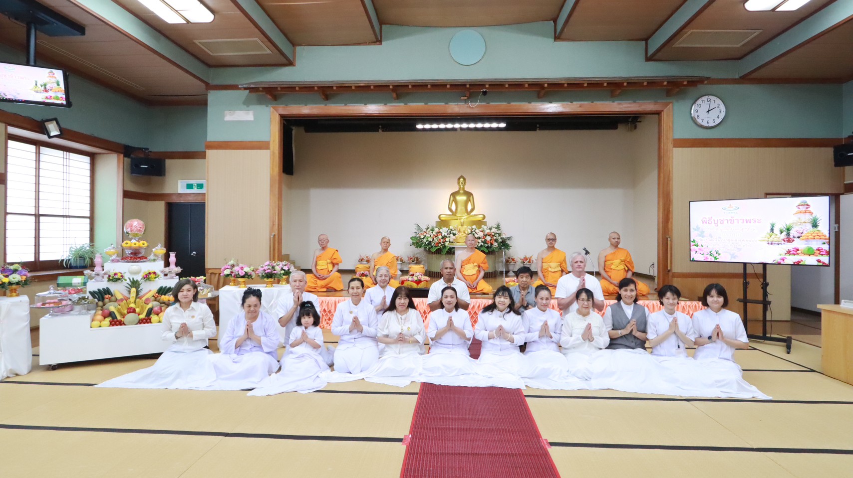 วัดป่าธรรมกายนานาชาติโทชิหงิ จัดปฏิบัติธรรมสุดสัปดาห์