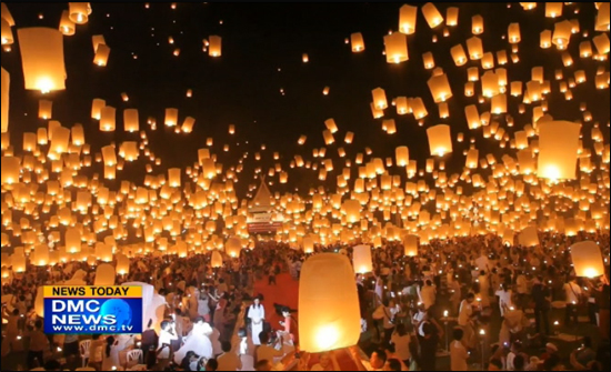 ธุดงคสถานล้านนา จัดงานยี่เป็งสันทรายถวายพุทธบูชา