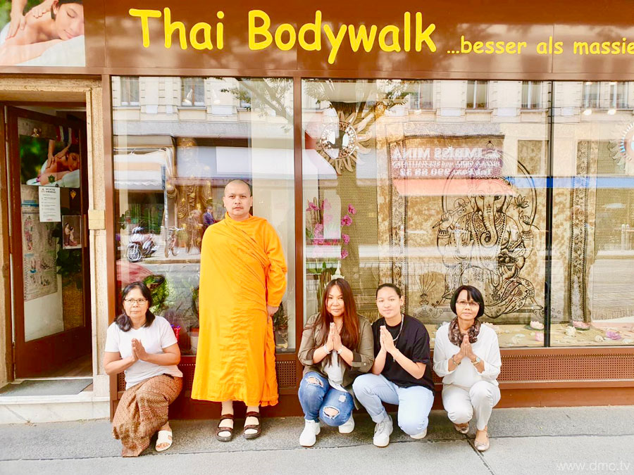 วัดพุทธเวียนนา จัดปฏิบัติธรรม ณ ร้านไทยบอดี้วอล์ก