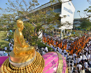 เกาะติดสถานการณ์ธุดงค์ธรรมชัยเส้นทางพระผู้ปราบมาร วันที่ 6 มกราคม พ.ศ. 2557