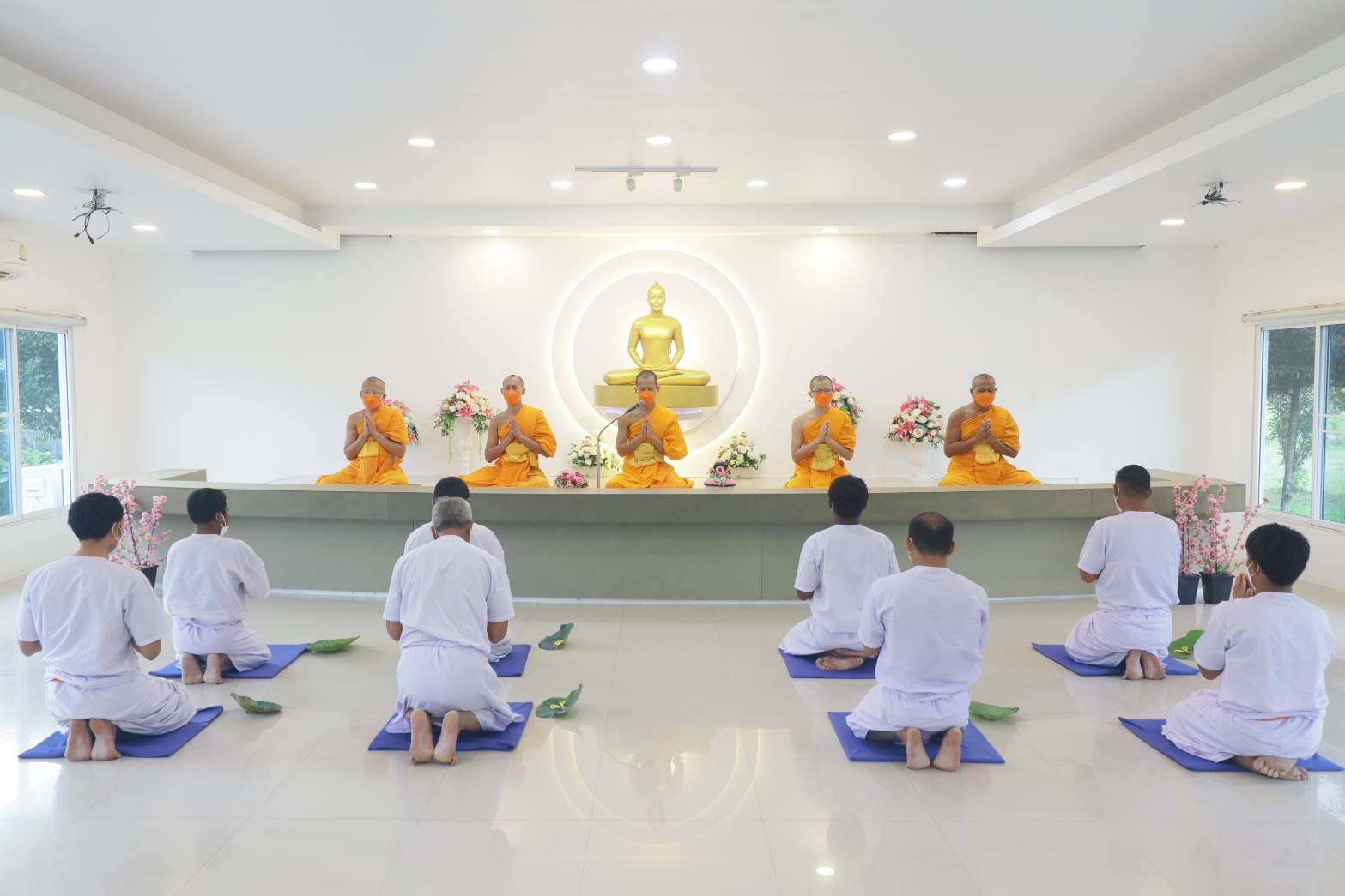 ศูนย์อบรมเยาวชนลาดหลุมแก้ว จัดพิธีตัดปอยผมโครงการอุปสมบทหมู่ธรรมทายาทเดือนตุลาคม