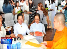 วัดพระธรรมกายบูโรส จัดปฏิบัติธรรมเมืองบูโรส