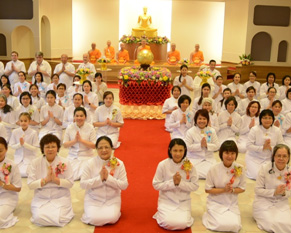 งานผูกพัทธสีมาอุโบสถวัดพระธรรมกายบาวาเรีย เยอรมนี