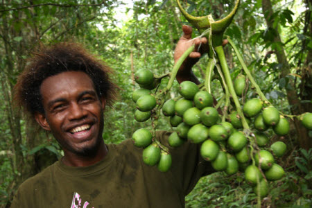 Answered by Law of Kamma :- Having the Betel Nut
