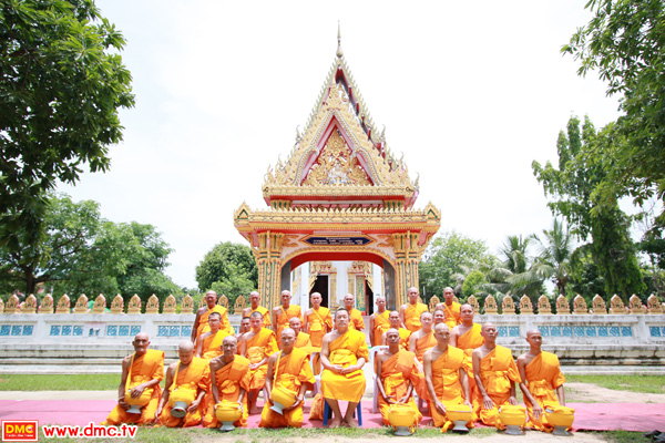 ธุดงคสถานพิษณุโลกจัดพิธีอุปสมบทหมู่ รุ่นเข้าพรรษา