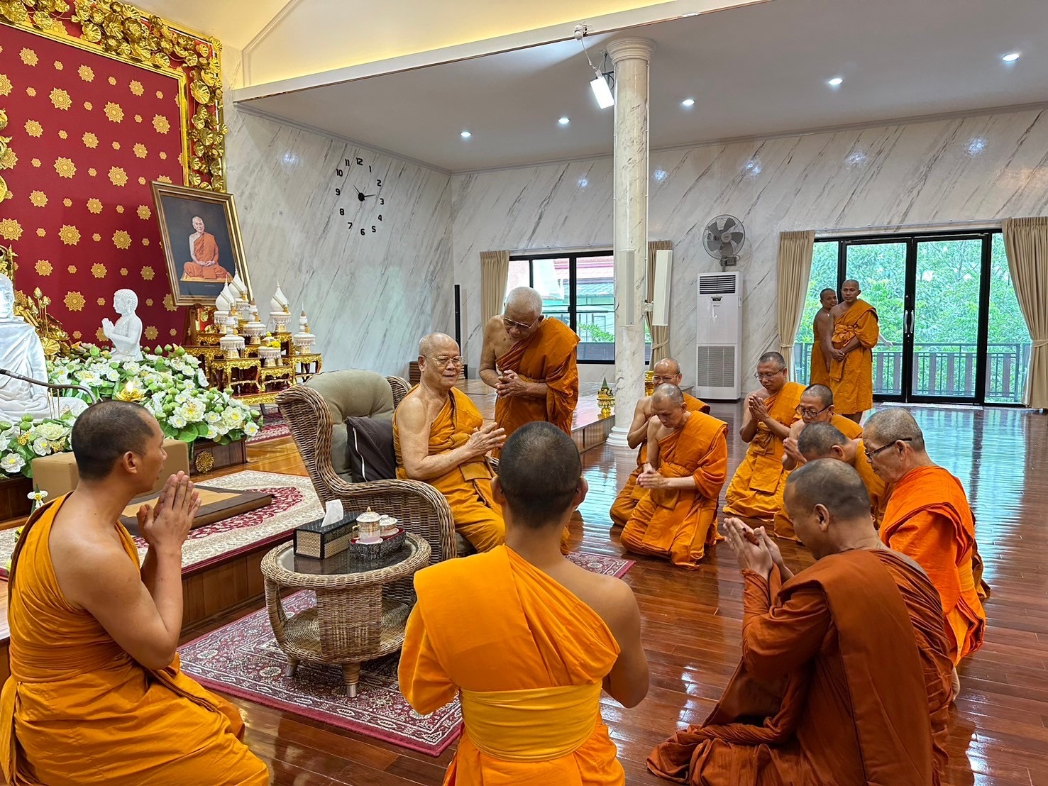 โครงการอบรมปฏิบัติวิปัสสนากัมมัฏฐานสำหรับพระนวกะ จังหวัดปทุมธานี