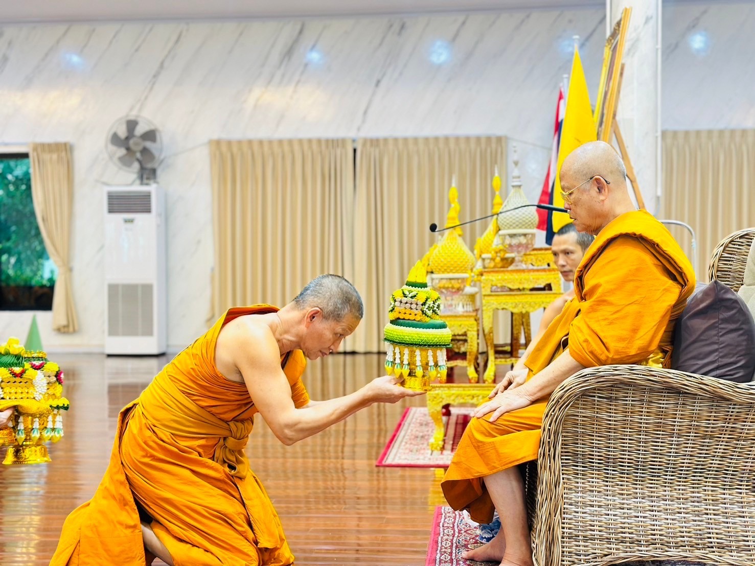 โครงการอบรมปฏิบัติวิปัสสนากัมมัฏฐานสำหรับพระนวกะ จังหวัดปทุมธานี