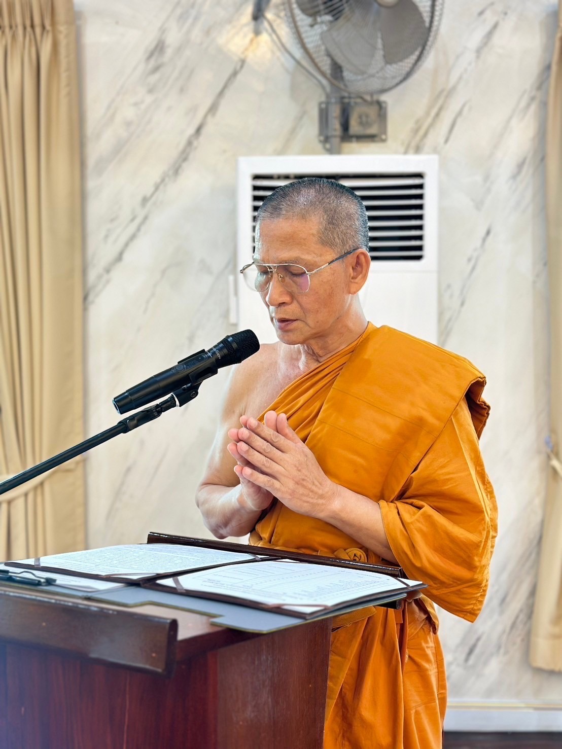 โครงการอบรมปฏิบัติวิปัสสนากัมมัฏฐานสำหรับพระนวกะ จังหวัดปทุมธานี