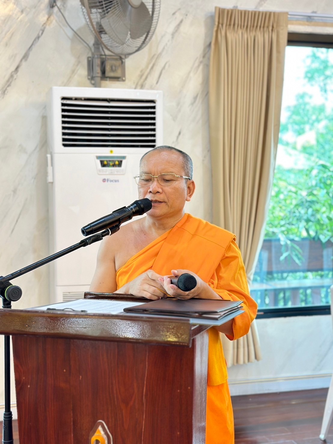 โครงการอบรมปฏิบัติวิปัสสนากัมมัฏฐานสำหรับพระนวกะ จังหวัดปทุมธานี