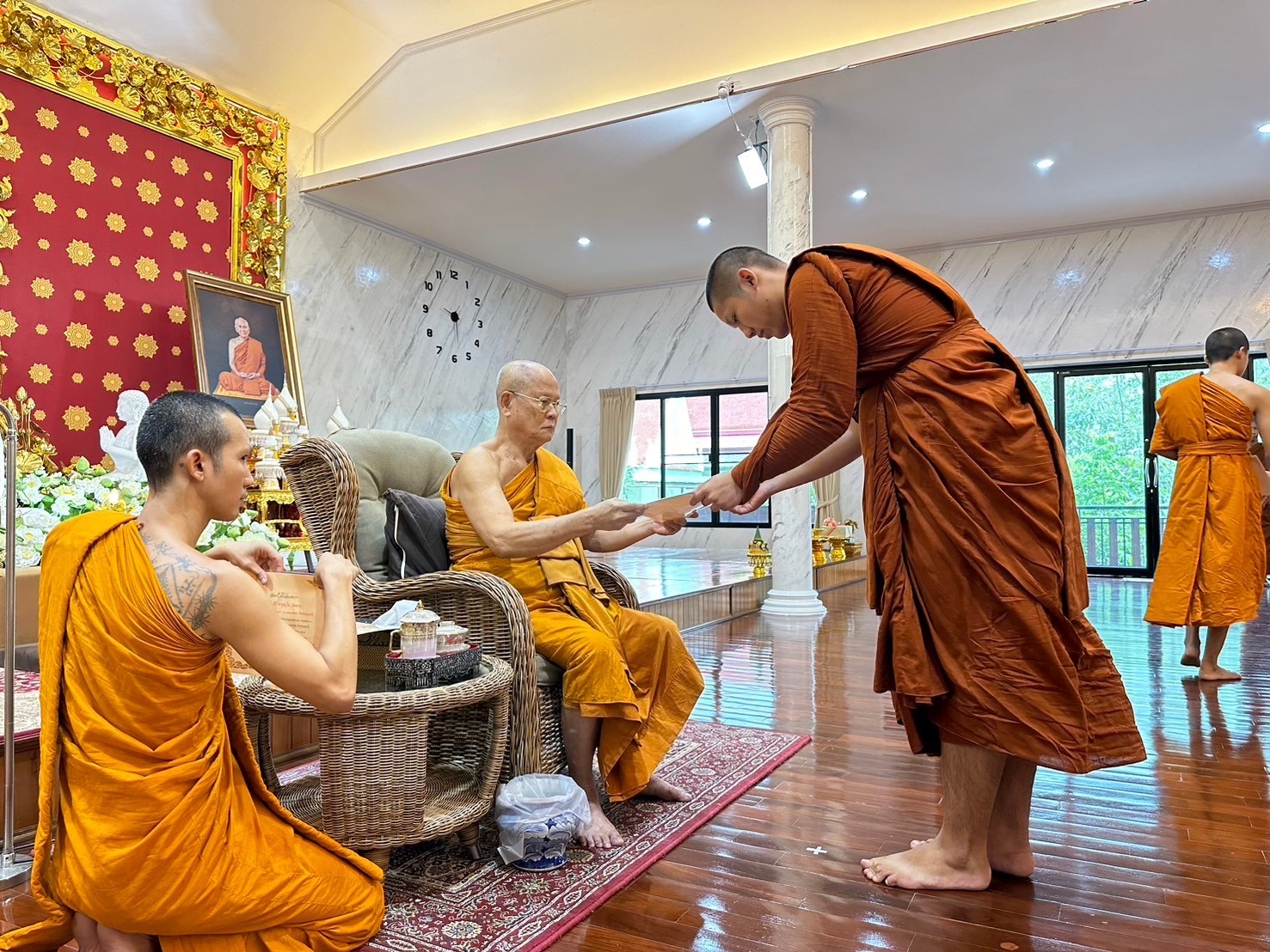 โครงการอบรมปฏิบัติวิปัสสนากัมมัฏฐานสำหรับพระนวกะ จังหวัดปทุมธานี