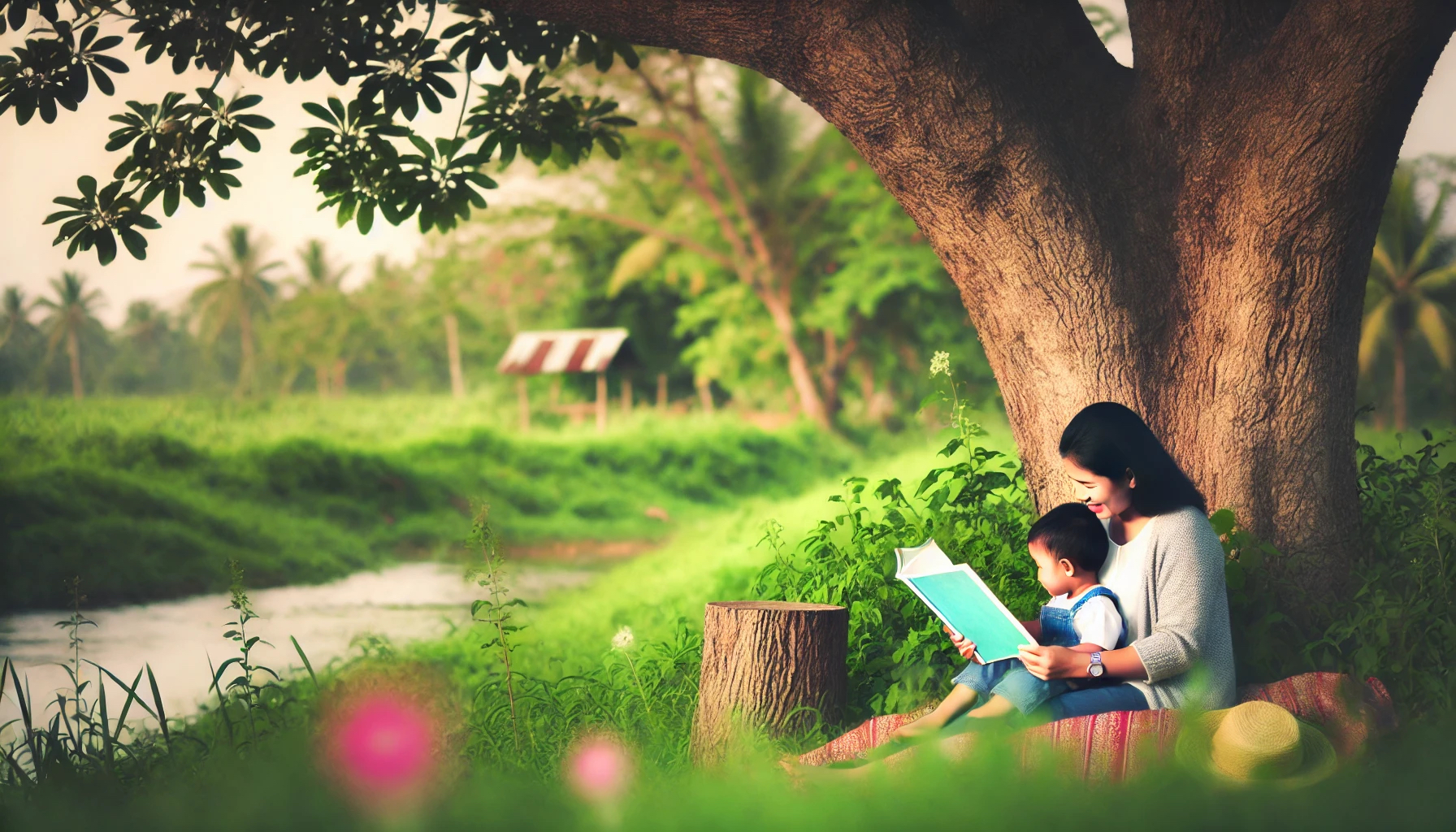 ความรักของแม่เปรียบดั่งต้นไม้ใหญ่