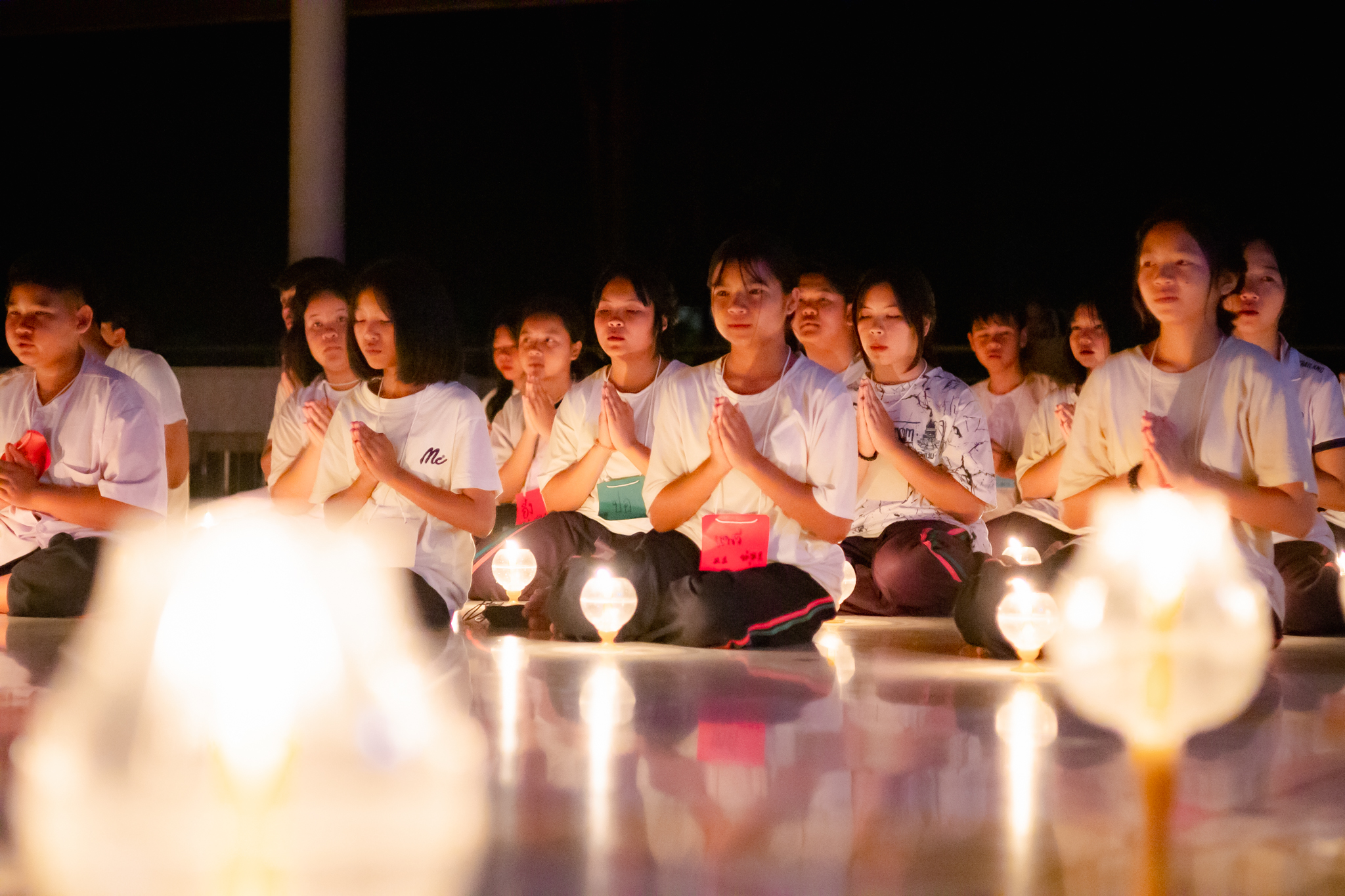 ศูนย์ปฏิบัติธรรมแก้วเมืองเลย  จัดอบรมศีลธรรมโรงเรียนผาสามยอดวิทยาคม