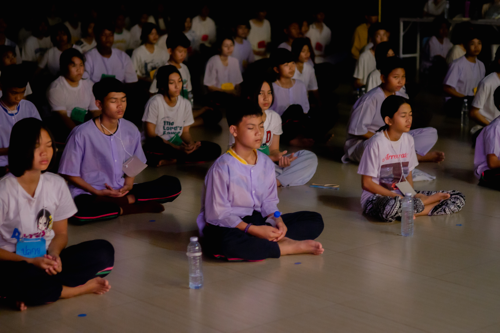 ศูนย์ปฏิบัติธรรมแก้วเมืองเลย  จัดอบรมศีลธรรมโรงเรียนผาสามยอดวิทยาคม