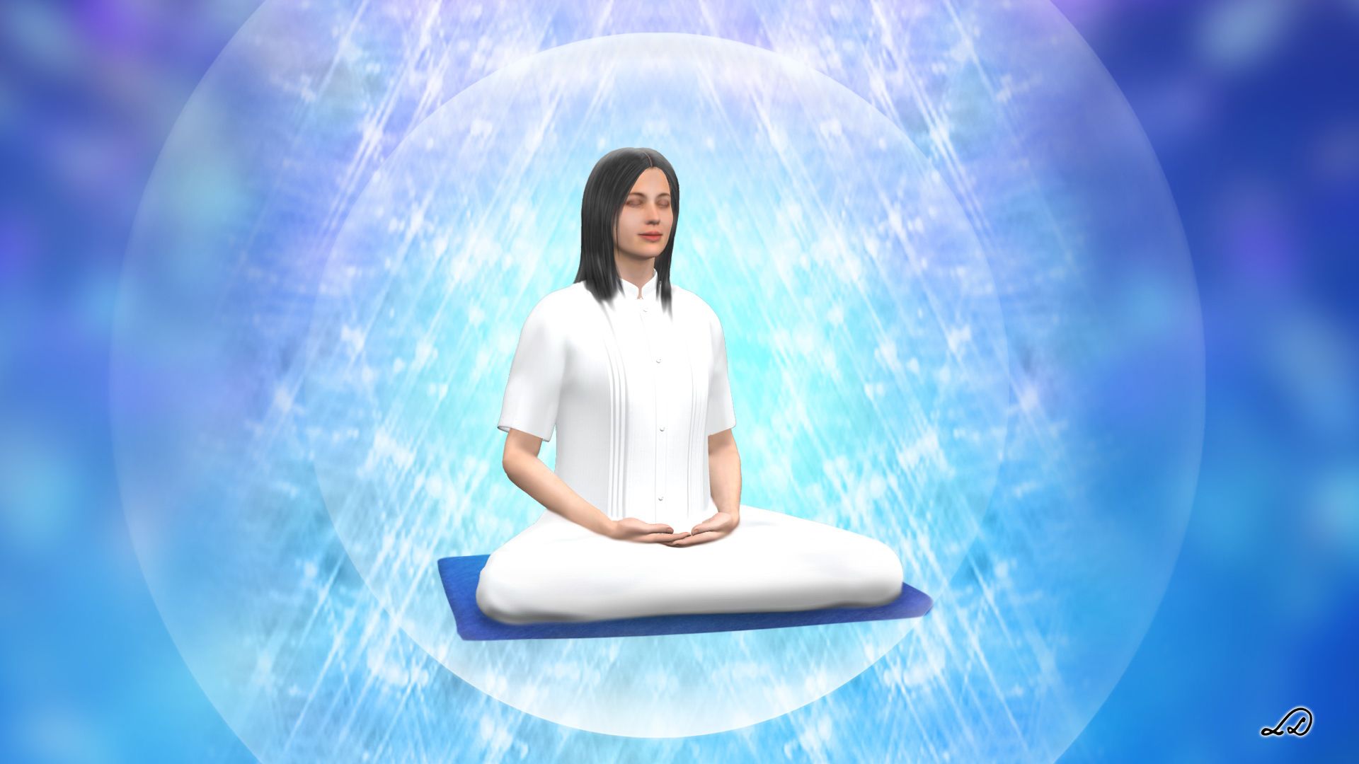 นั่งสมาธิเจริญภาวนา