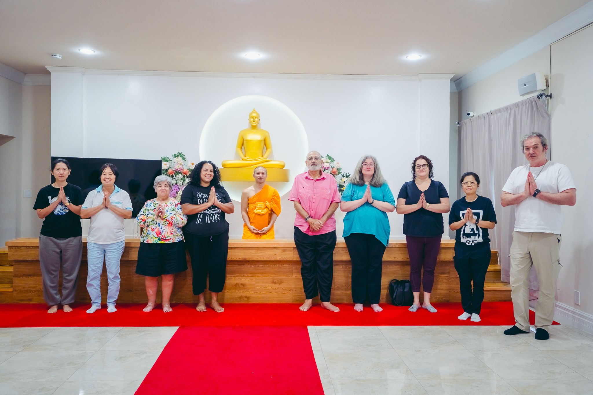 วัดพระธรรมกายปาล์มบีช จัดกิจกรรม Mindful Relaxation Meditation